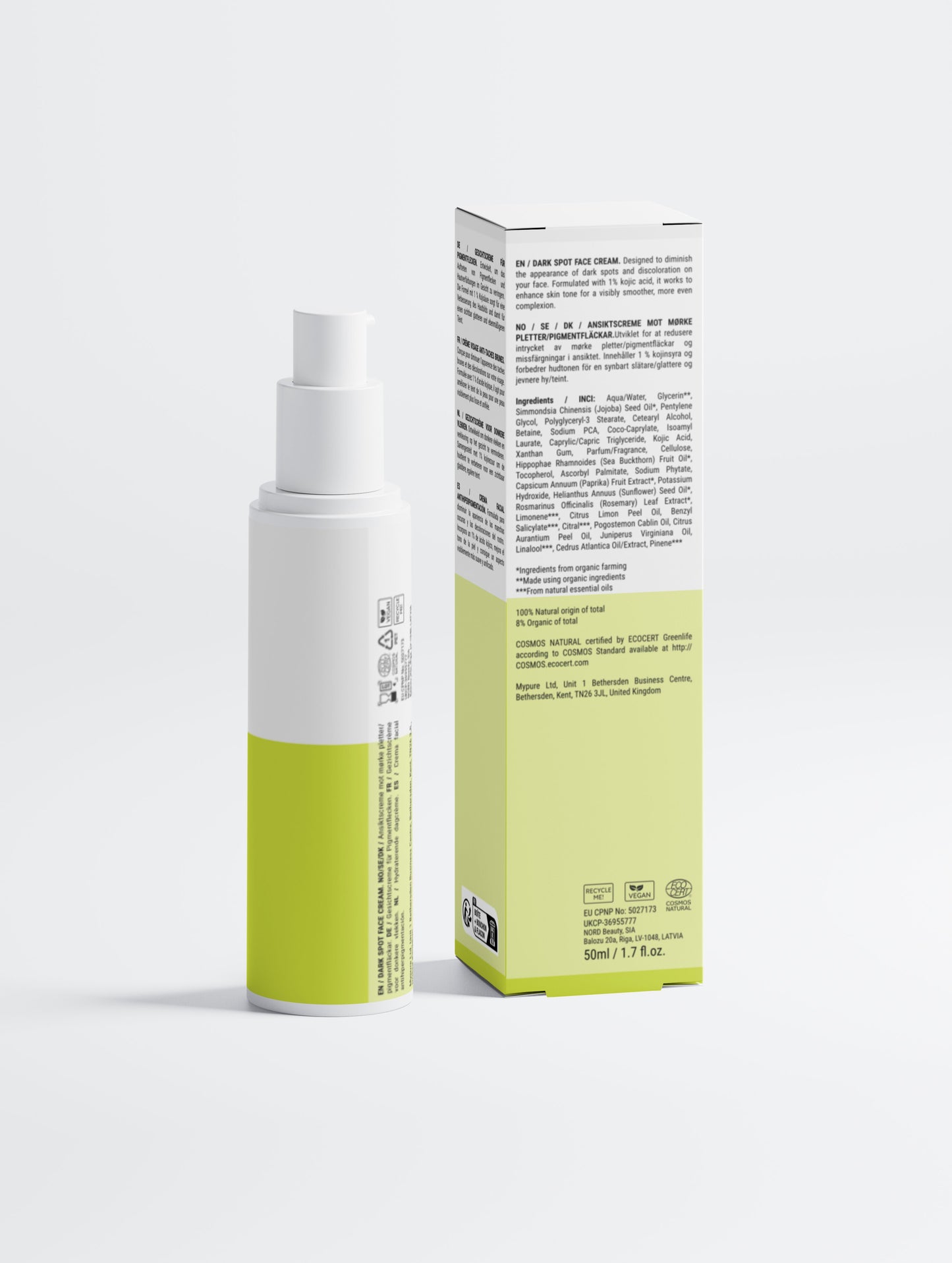 Dark Spot Face Cream with Kojic Acid