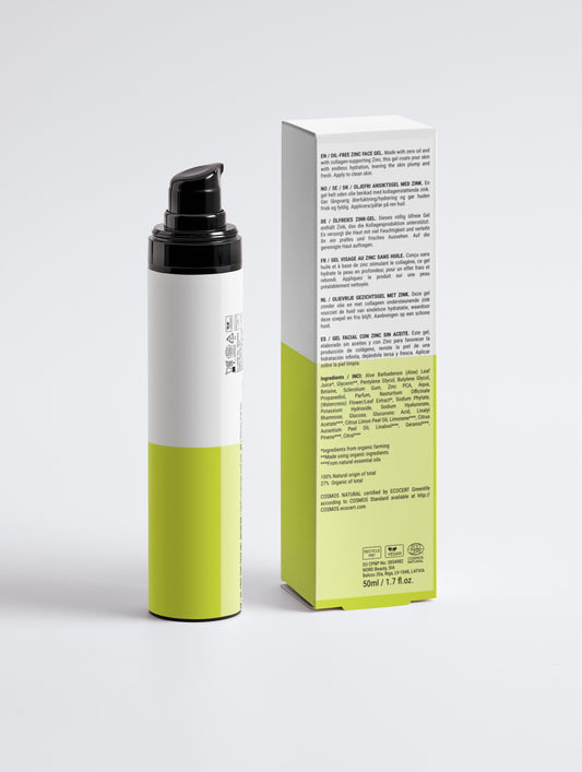 Oil-Free Zinc Face Gel for Men