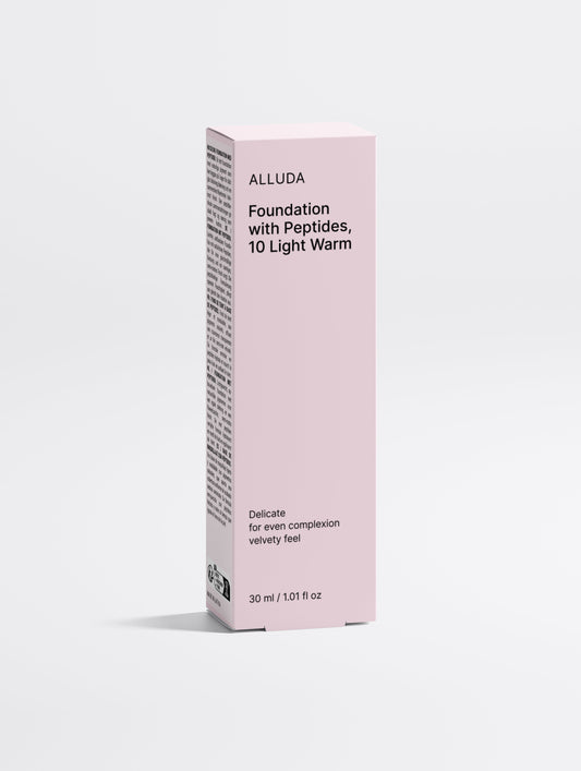 Foundation with Peptides, 10 Light Warm