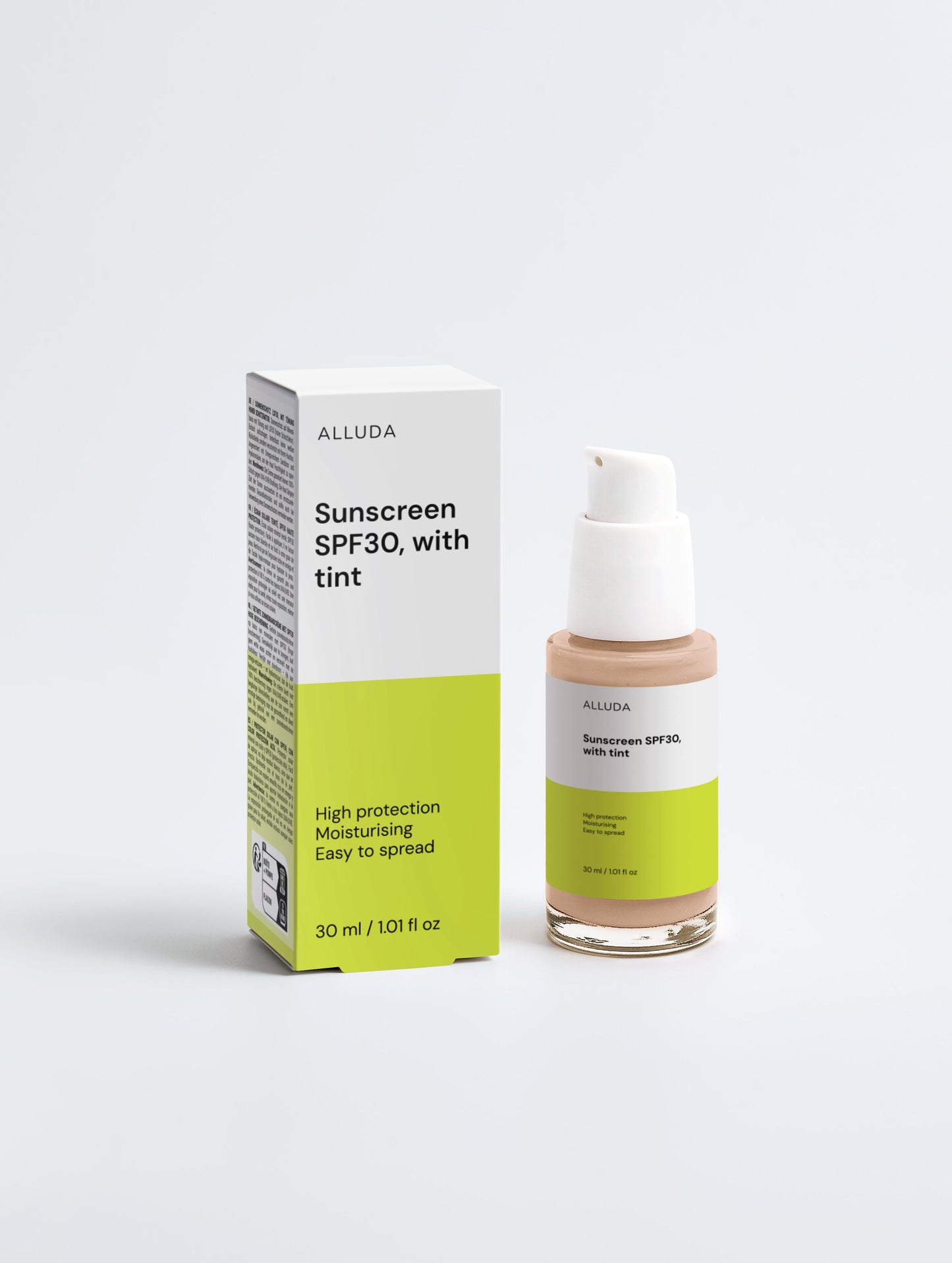 Sunscreen SPF30, with tint