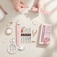 Yuna Manicure & Pedicure Set – Draadloze Nagelvijl met 12 Opzetstukken