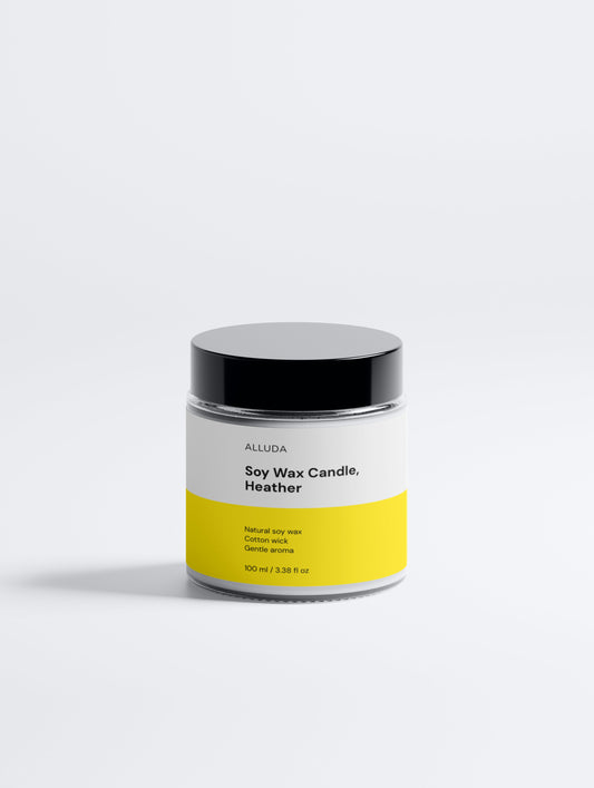 Soy Wax Candle, Heather